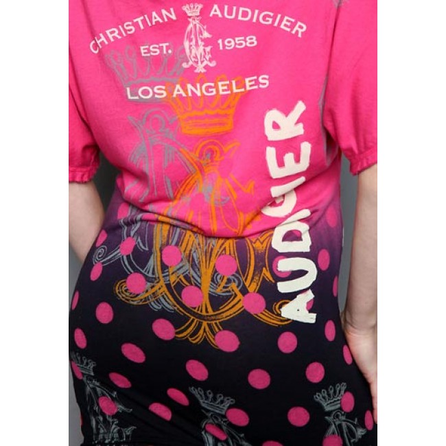 CA Womens T Shirts Sweet Nectar Nature Boatneck Tunic Pink