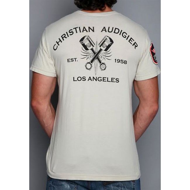Christian Audigier Mens T Shirts Off White Discount