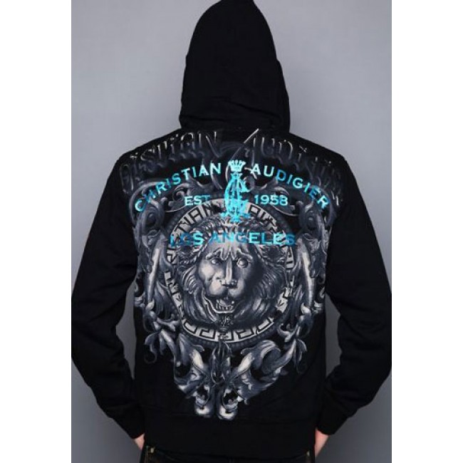 Christian Audigier hoodies L.A. Riders Specialty Black