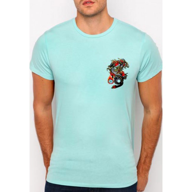 Ed Hardy Dragon Core Basic Embroidered T Shirts