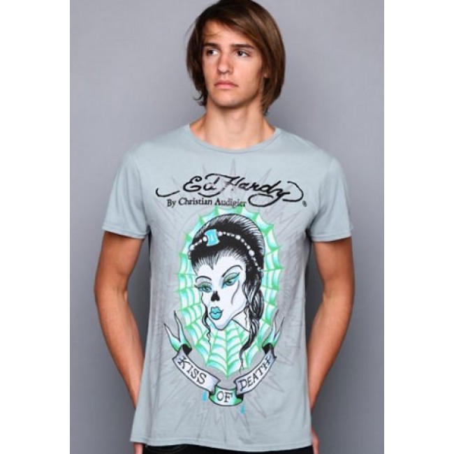 Ed Hardy Kiss Of Death Specialty T Shirts
