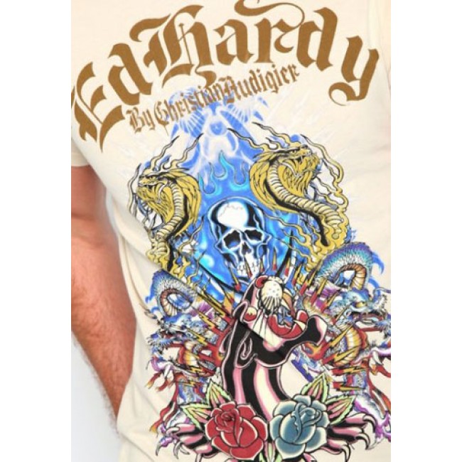 Ed Hardy Panther And Cobras Signature T Shirts