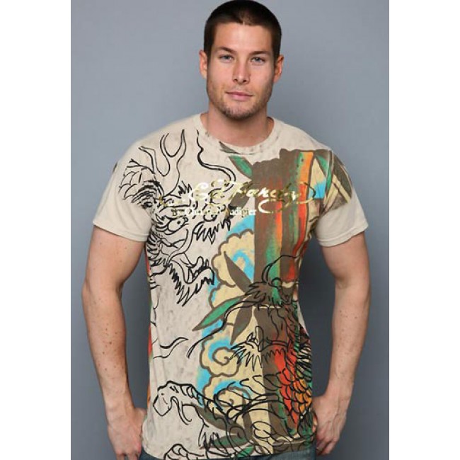 Ed Hardy Dragon Fight Specialty T Shirts
