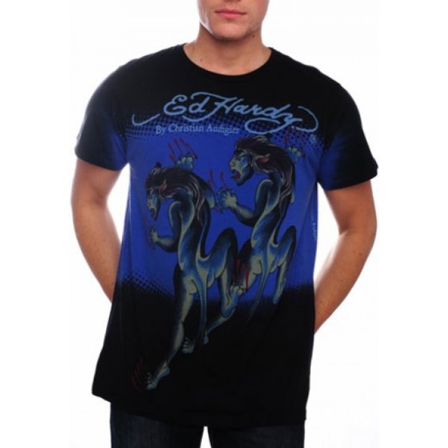 Ed Hardy Scratching Panthers Specialty T Shirts