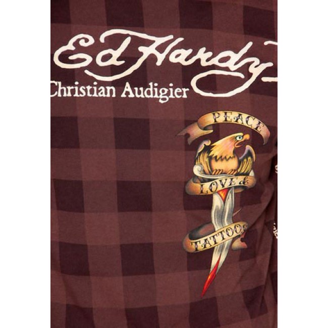 Ed Hardy PLT Dagger Eagle Multiprint Specialty Tee