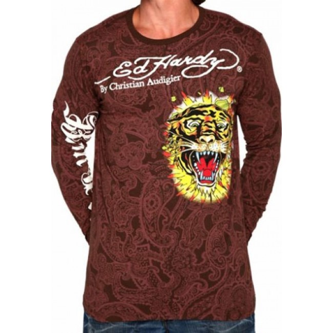 Ed Hardy Exploding Skull Specialty Multiprint Tee