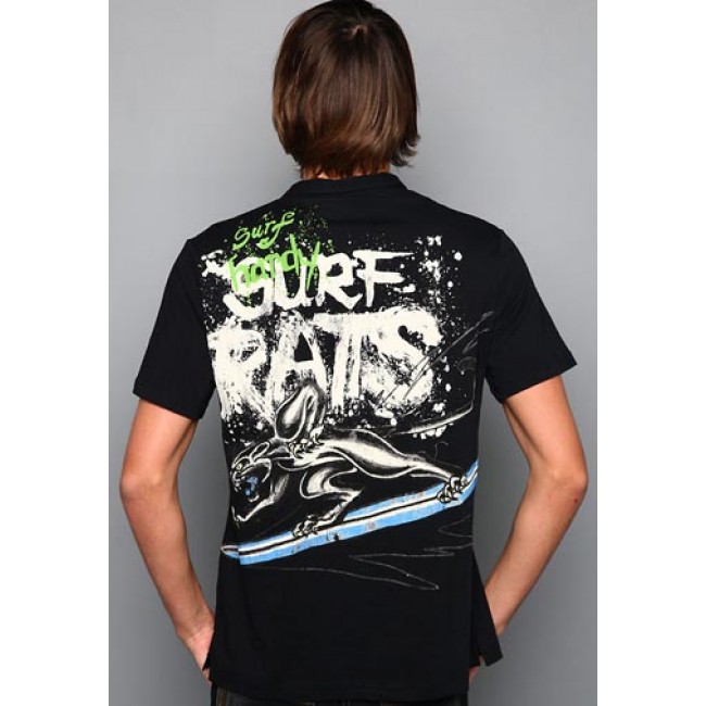 Ed Hardy Surf Rats Enzyme Washed Polo