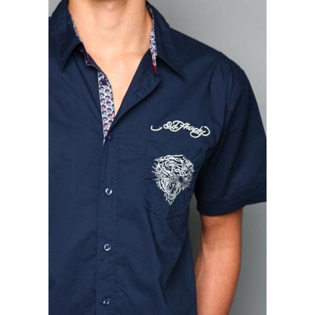 Ed Hardy Tiger Signature Embroidered Sale
