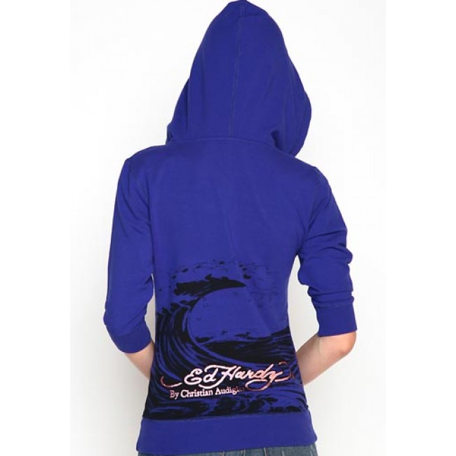 Ed Hardy Koi Specialty V-Neck Pullover Hoodies