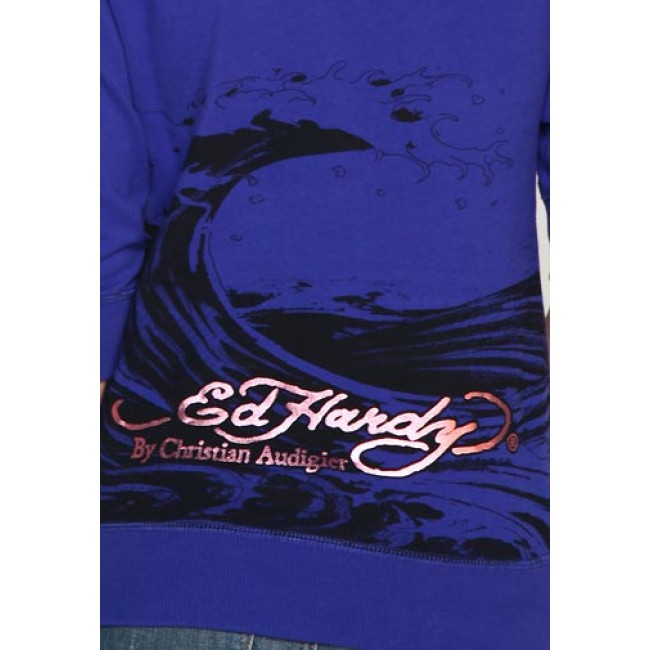 Ed Hardy Koi Specialty V-Neck Pullover Hoodies
